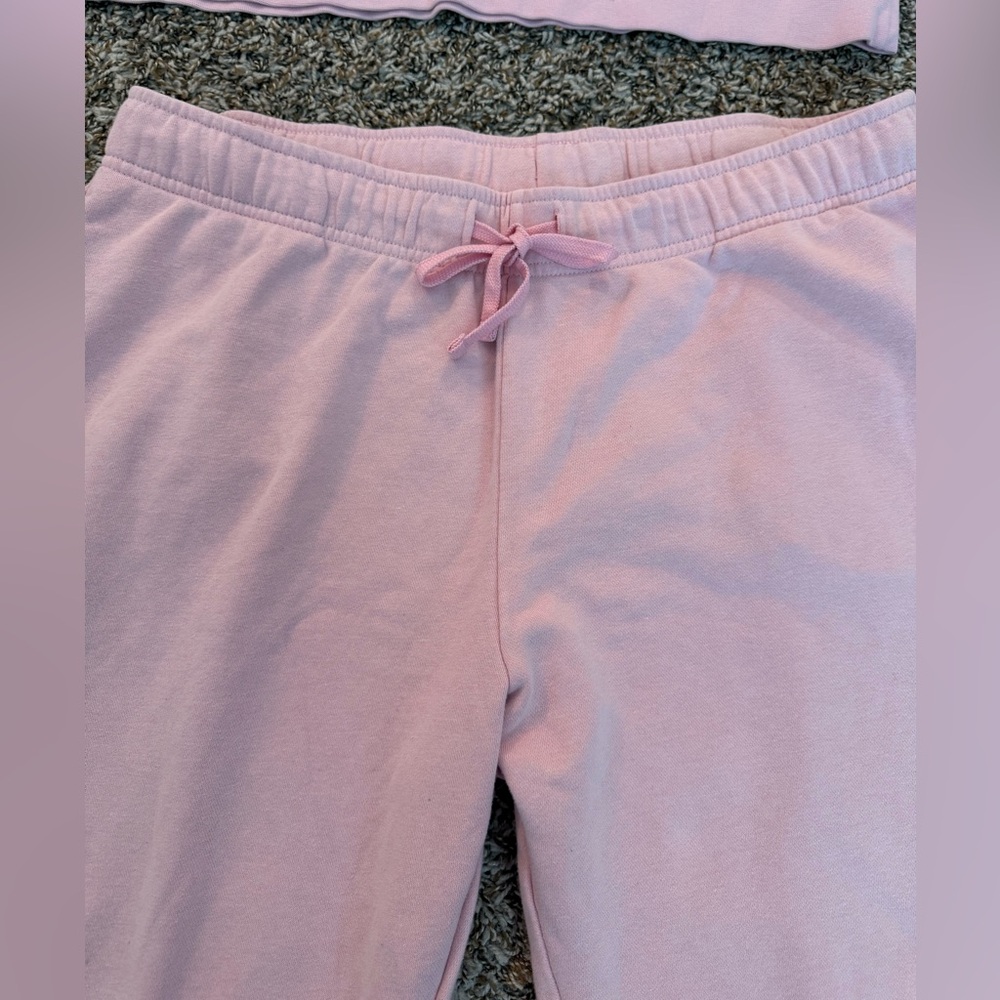 Nike Pink Women's Sweatshirt and Jogger Set - Picture 5 of 11